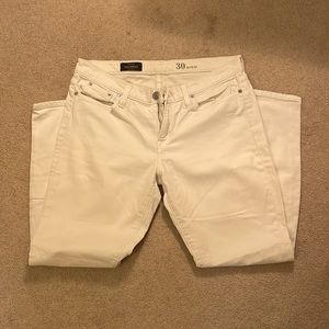 Like new JCrew White toothpick jeans